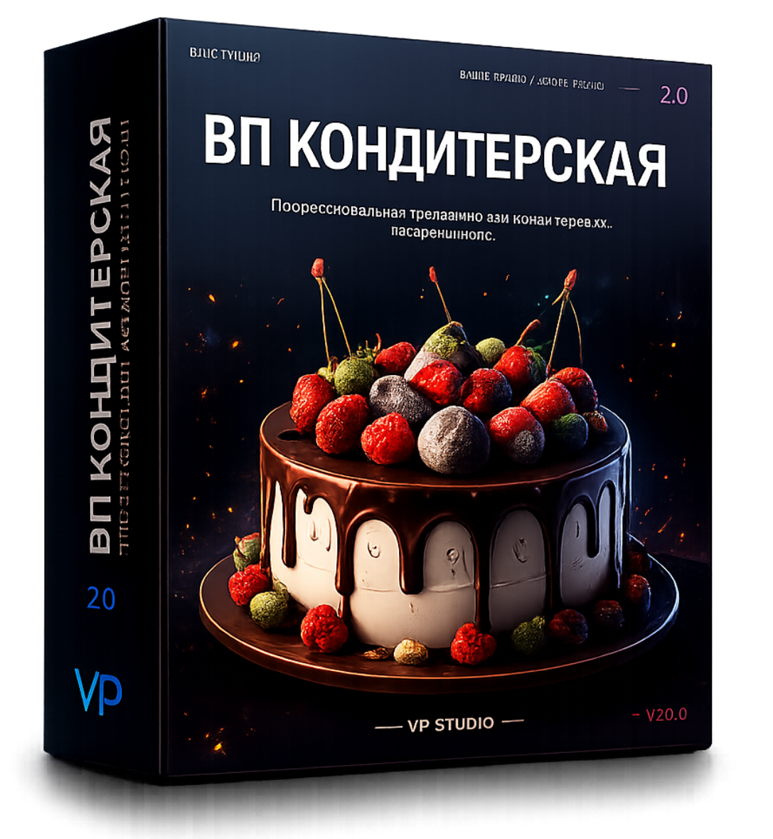 Коробка программы ВП Кондитерская 2.02
